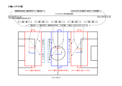 入場レイアウト図 - 狛江一小FC