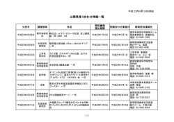 公開見積り合わせ情報一覧 - 東京大学