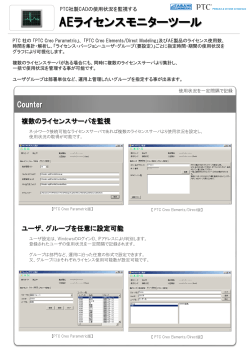 AEライセンスモニターツールカタログダウンロード（PDF） - 旭