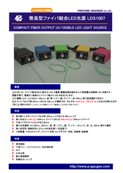 簡易型ファイバ結合LED光源 LDS1007