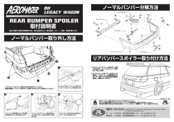 リアバンパースポイラー - データシステム