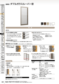 装飾窓 ダブルガラスルーバー窓