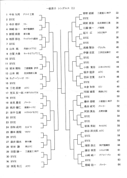 一般男子 シングルス (1)