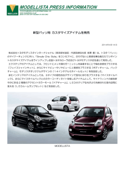 全文印刷（PDF） - モデリスタ