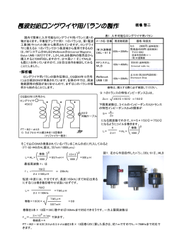 長波対応ロングワイヤ用バランの製作