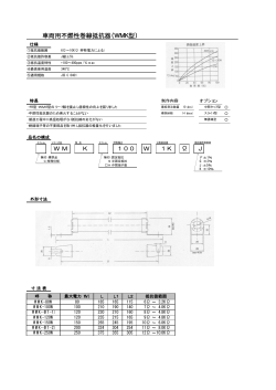 車両用不燃性巻線抵抗器（WMK型） 1K J K 100 W Ω WM - 富士抵抗器