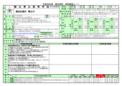平成26年度学校経営シート(PDF 378KB) - 都立青山高等学校：Tokyo