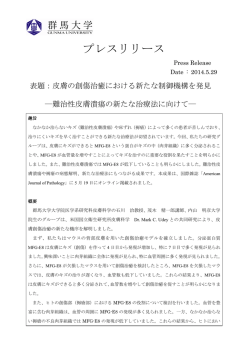 プレスリリース - 群馬大学