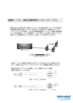 DMXケーブル (演出効果照明コントロールケーブル) - インターワイヤード