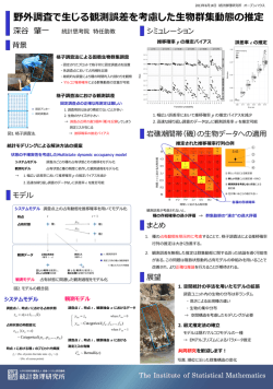 調査点 i 、時点 t - 統計数理研究所