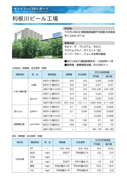 利根川ビール工場 - サントリー