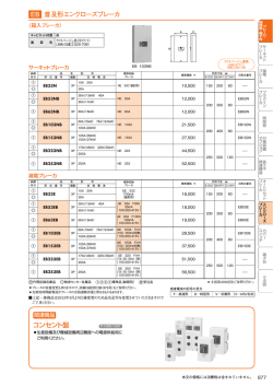 EB 普及形エンクローズブレーカ コンセント盤