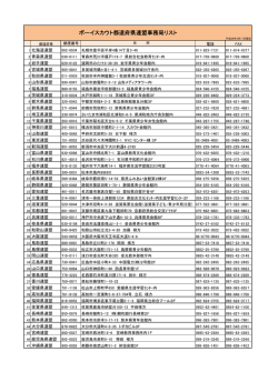 ボーイスカウト都道府県連盟事務局リスト - SCOUT PROJECT