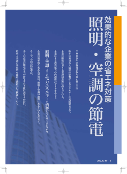 効 果 的 な 企 業 の 省 エ ネ 対 策