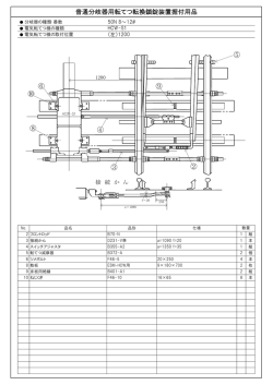 50N 8〜12# 用品 電気転てつ機 HCW型