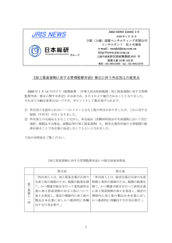 JRIS NEWS - 日綜（上海）投資コンサルティング有限公司