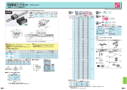 中荷重用リニアガイド&minus;ステンレス&minus;