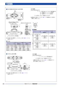DSG&minus;01シリーズ電磁切換弁 センタDIN M12-4ピンコネクタ形 ドイチェ