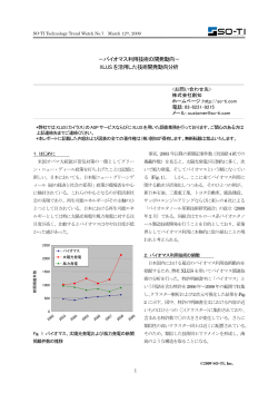 バイオマス利用技術の開発動向 - VALUENEX：新事業展開のための