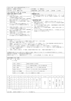 機械工学実習II - 岐阜工業高等専門学校ホームページ
