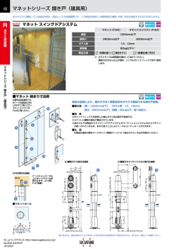 マネットシリーズ 開き戸（建具用）