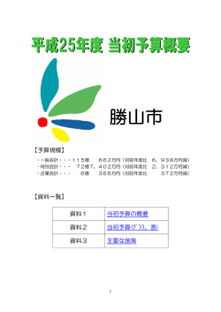 平成25年度 (683.5 KB) - 勝山市