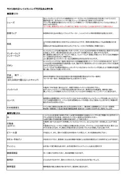 装備関係はこちらから