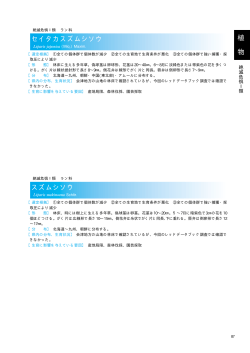 レッドデータブックふくしまⅠ 植物・昆虫類・鳥類 - 087/451page