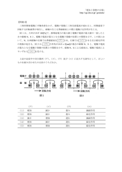 ｢電気と資格の広場｣ http://cgi.din.or.jp/~goukaku/ 【問題 2】 三相同期