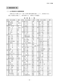 表彰受賞者一覧 (PDF : 242KB) - 山口県
