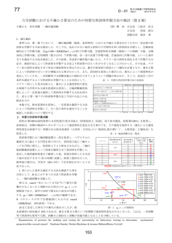 力学試験における不確かさ算定のための均質な供試体作製方法の検討