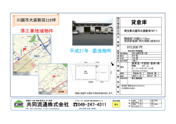 貸倉庫 共同流通株式会社 049-247-4311