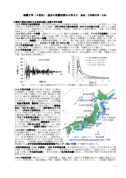 （4回目）：過去の地震災害から学ぶ 回目）：過去の地震  - 久田研究室