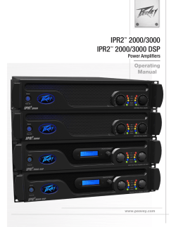 IPR2&trade; 2000/3000 DSP - Parts Express