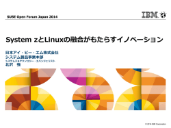IBM Mainframe and SUSE Linux