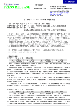 プラスチックフィルム・シート市場を調査
