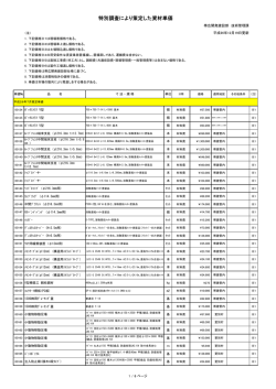 特別調査単価表（PDF文書 177KB） - 帯広開発建設部