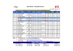 East Japan / THAILAND Service - CMA CGM (JAPAN) 株式会社