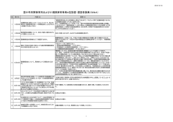 豊中市民間保育所および小規模保育事業A型設置・運営者募集（Q＆A）