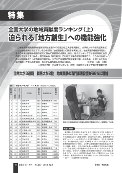 （上）日経グローカル No.257 2014.12.1 - 宇都宮大学