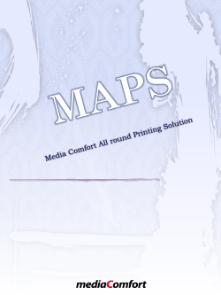 総合カタログ、「MAPS」はこちら(PDF) - メディアコンフォート
