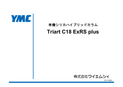 Triart C18 ExRS plusの特長