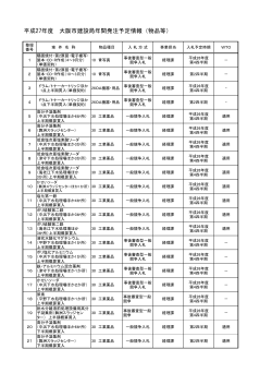 平成27年度 (pdf, 159.90KB) - 大阪市