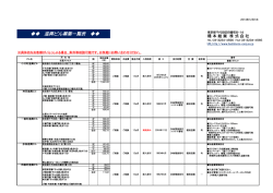 募集物件一覧（最新） PDFダウンロード