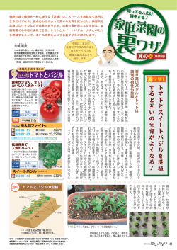 トマトとバジル
