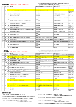 催しカレンダー(PDF) - アルカスSasebo