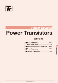 Power Transistors - RoHM