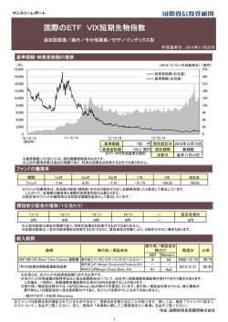 マンスリーレポート - 国際投信投資顧問
