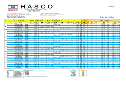 JAPAN - SOUTHEAST ASIAサービス - HASCO JAPAN CO.,LTD.
