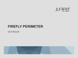 FIREFLY PERIMETER - Juniper Networks